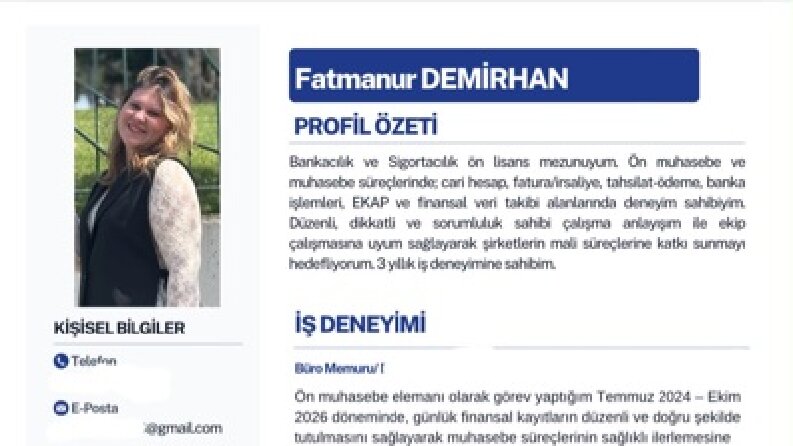 CV Düzenleme