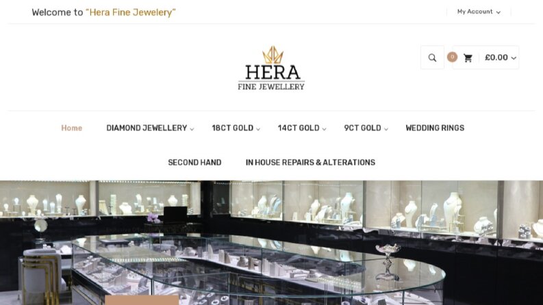 Hera Fine Jewellery Wordpress Eticaret Sitesi