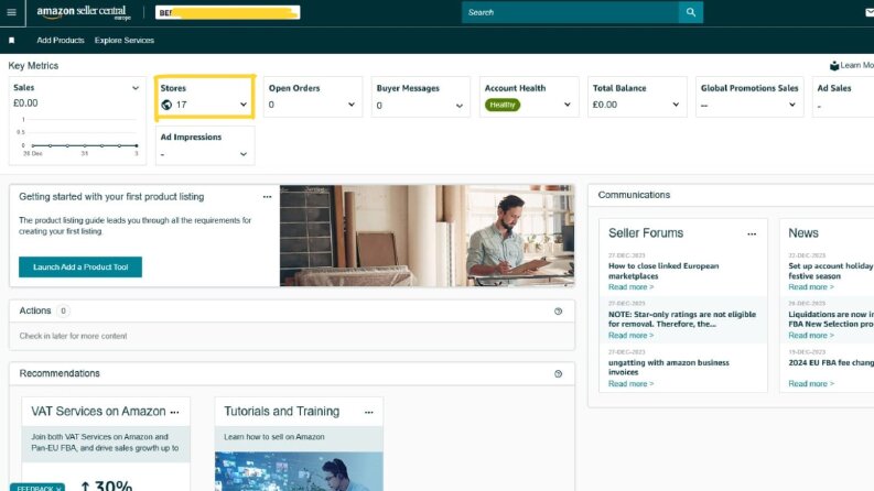 17 Ülkede Açtığımız Bazı Amazon Hesapları