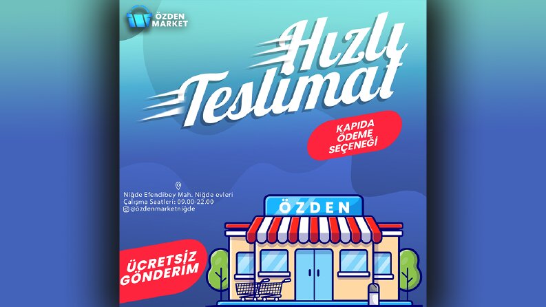 Özden Market Post Tasarımı