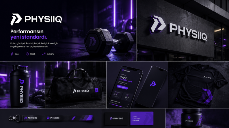 PHYSIIQ Logo Tasarımı ve Marka Kimliği