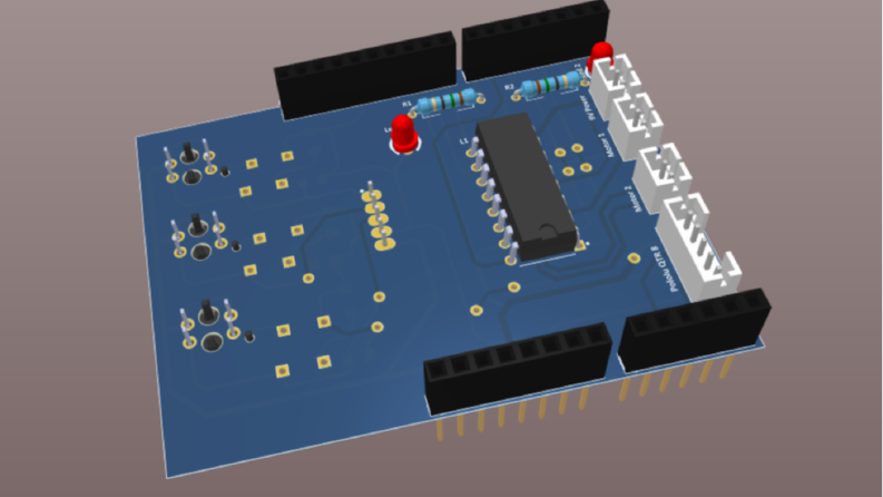 Arduino uno uyumlu shield
