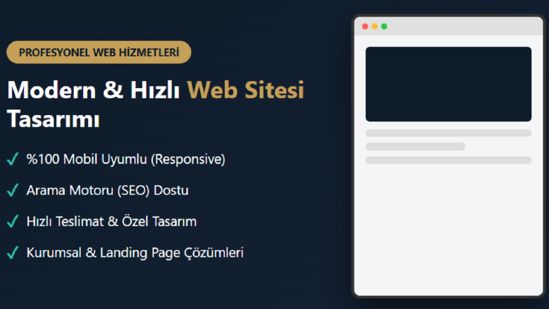 Ugun Fiyatlı Profesyonel Web Sitesi Tasarımı