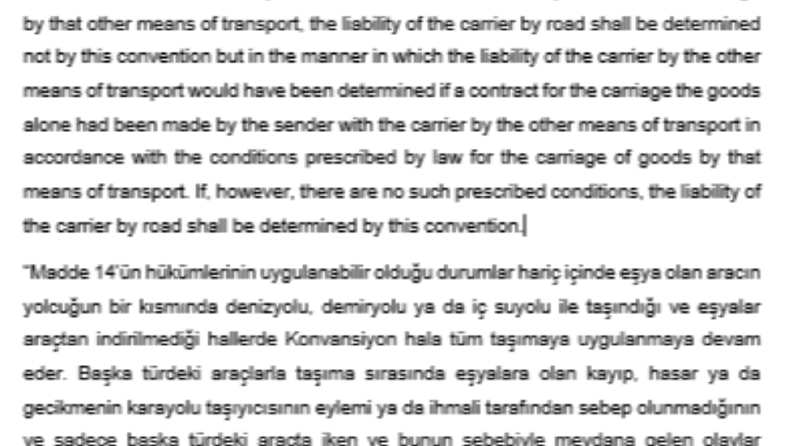 CMR 2(1)'in Çevirisi (İNG-TR)