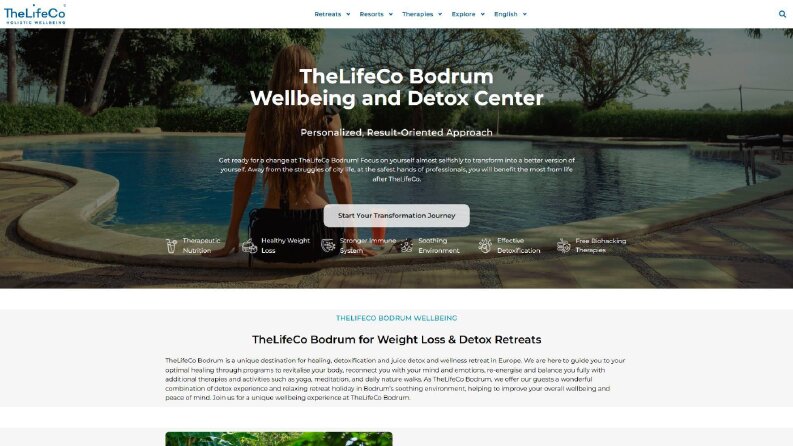 Uluslararası Wellness ve Detoks Merkezi TheLifeCo