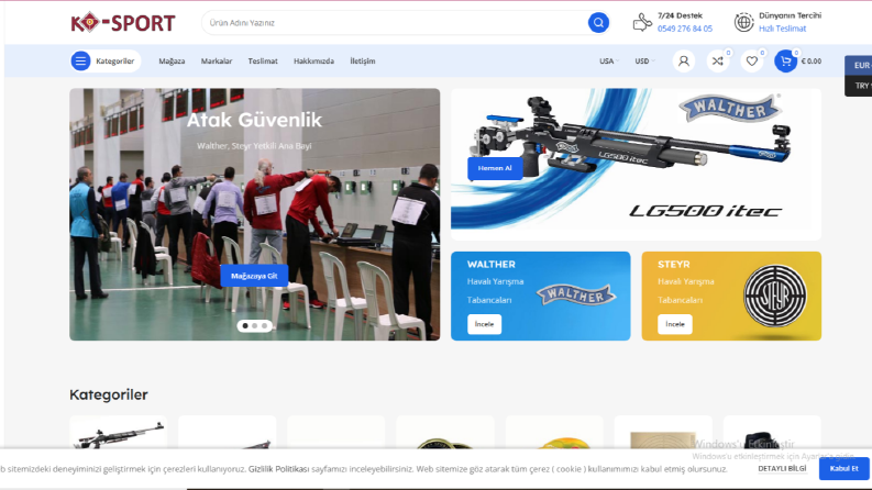 Atak Güvenlik & Atıcılık - Profesyonel E-Ticaret ve Ürün Yön