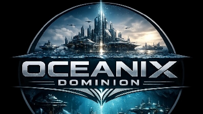 OCEANIX DOMINION | Resmî Oyun Logosu