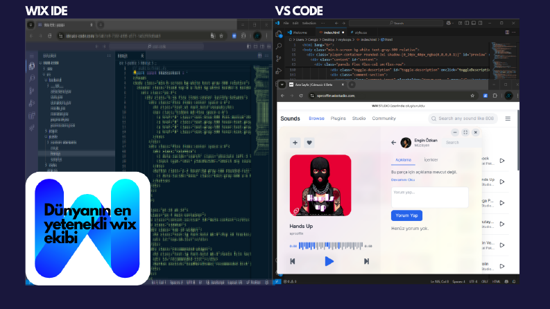 Wix de kodlama odaklı yeni nesil siteler