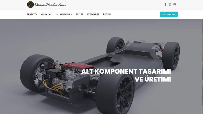 Demer Otomotiv Web Sitesi