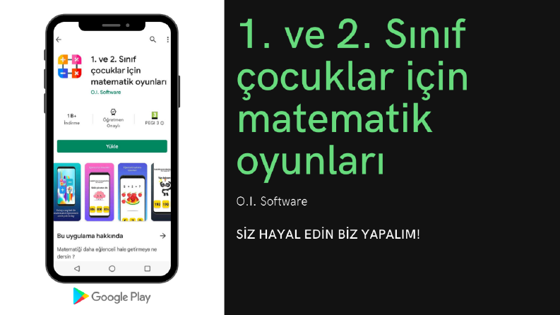1. ve 2. Sınıf çocuklar için matemati̇k oyunları