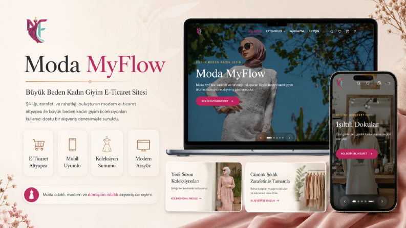 Moda MyFlow – Büyük Beden Kadın Giyim E-Ticaret Sitesi