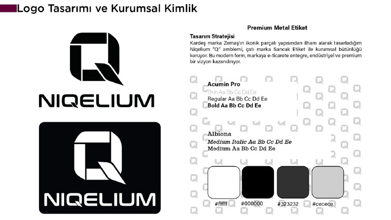 Niqelium- Logo & Kurumsal Kimlik Tasarımı