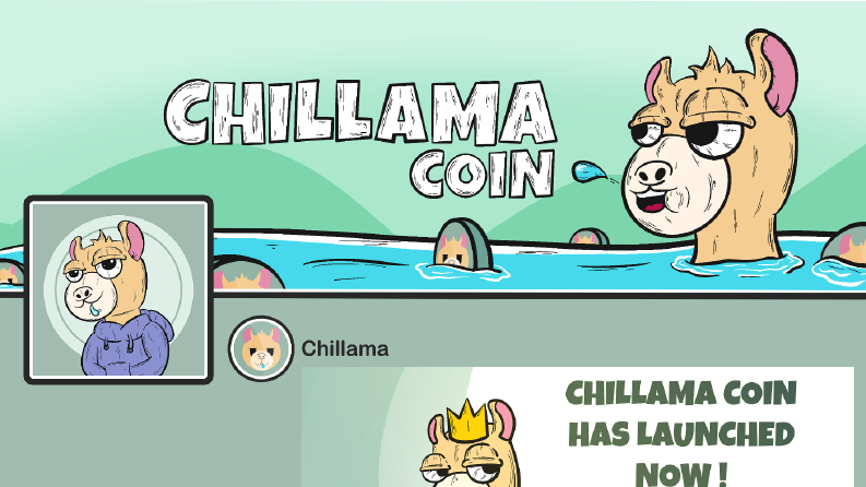 Chillama Coin (Meme Coin) Tasarımları