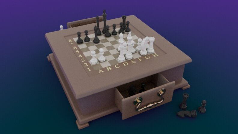3D Satranç Modelleme