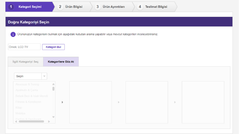 Pazar yeri ve e-ticaret sitelerine ürün girişi 