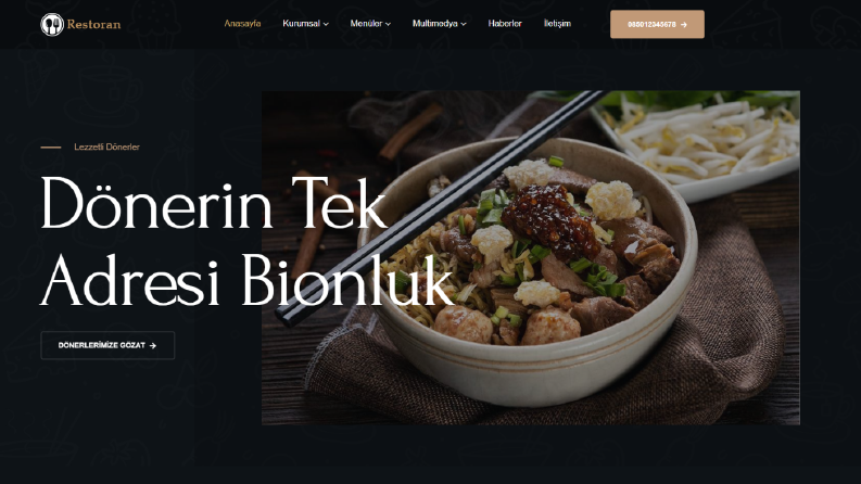 Restoran Web Sitesi