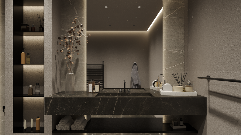 F.E Evi Banyo Tasarımı