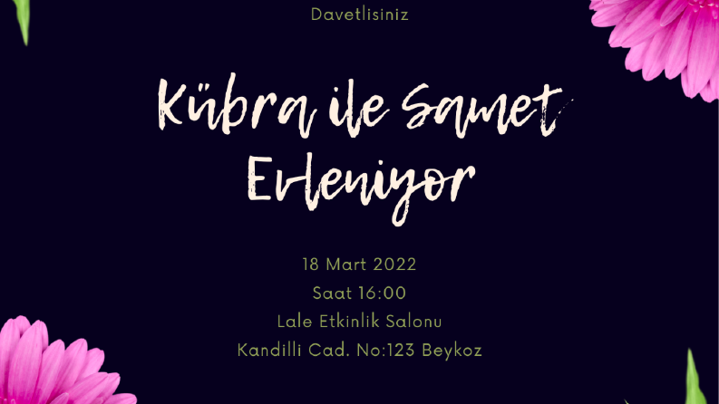 Davetiye Tasarımı