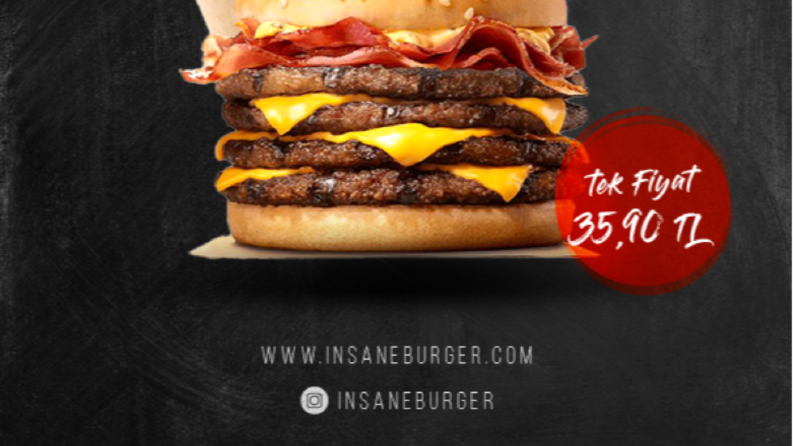 Insane Burger Poster