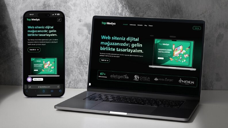 Tap Medya - Anahtar Teslim Web Sitesi