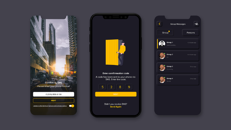 Taxi App Neumorphism UI/UX