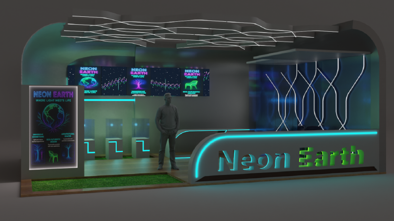 3D Fuar Stand Tasarımı