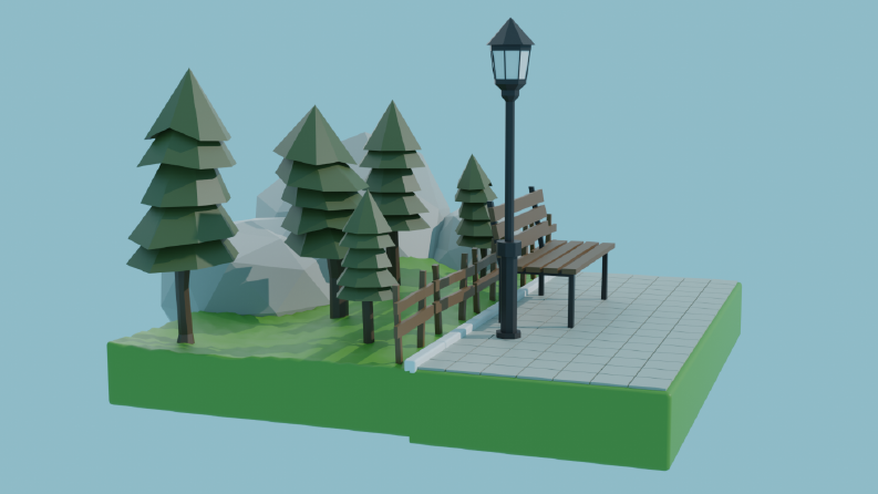 Yapmış olduğum bir park modeli