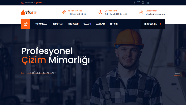Mimar & İnşaat Kurumsal Yazılımı