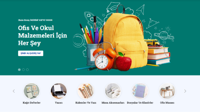 Kırtasiye - E-Ticaret Sitesi