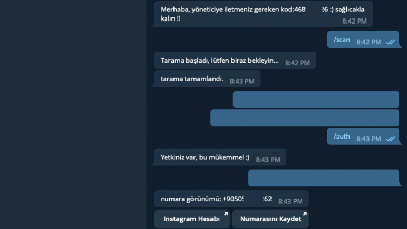 Instagram Numara toplama botu
