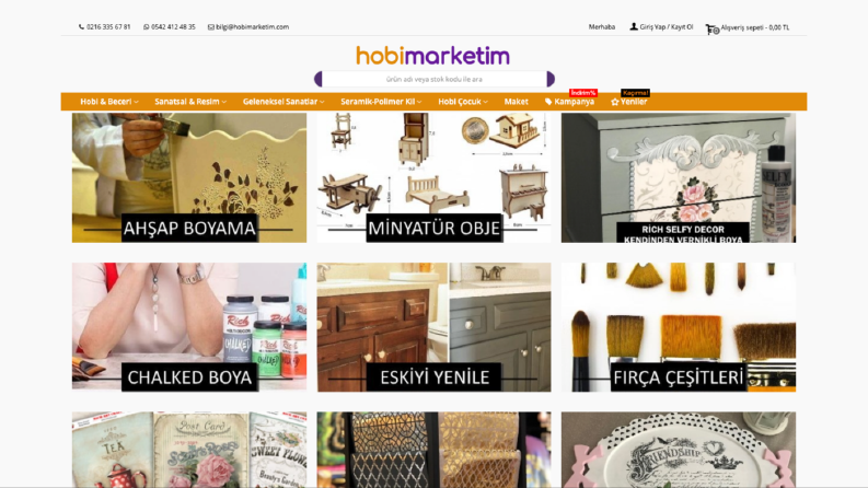 Hobimarketim.com Ürün Girişi