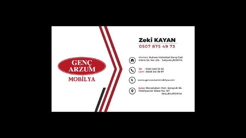 zkayan kartvizit tasarımı
