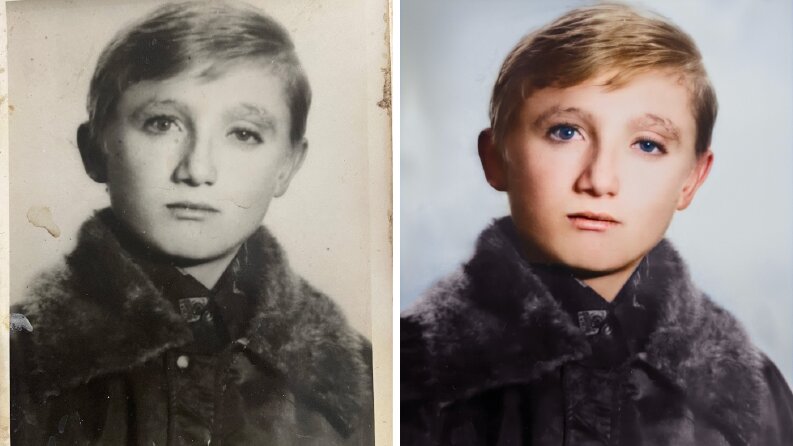 Eski fotoğraf yenileme