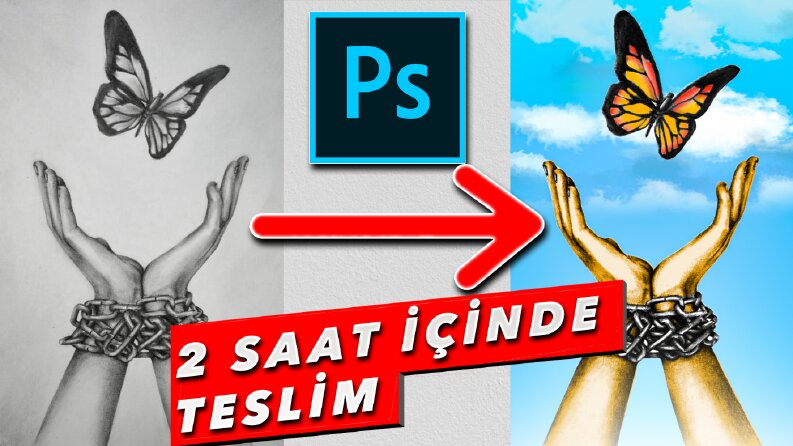 Çizimlerinizi vektore çeviriyorum