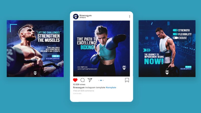 Fitness Sosyal Medya Tasarımı