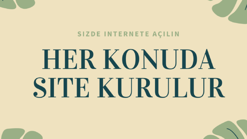 Web Sitesi Kurulumu