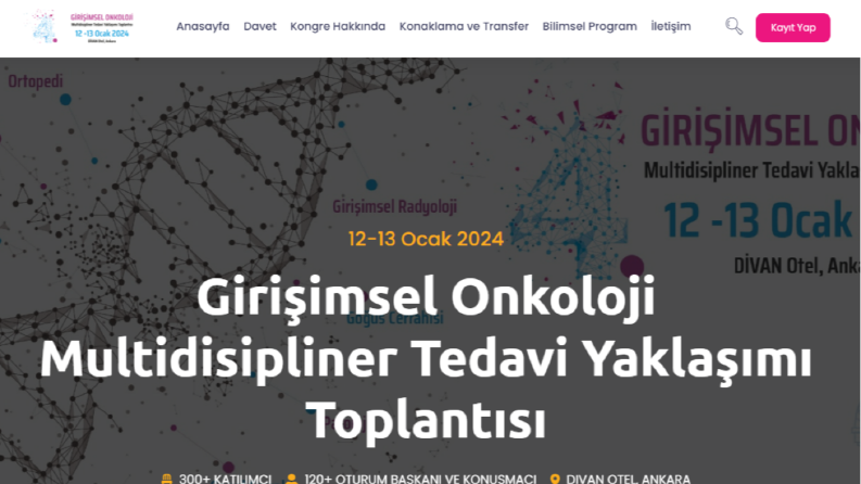 Girişimsel Onkoloji Websitesi Tasarımı