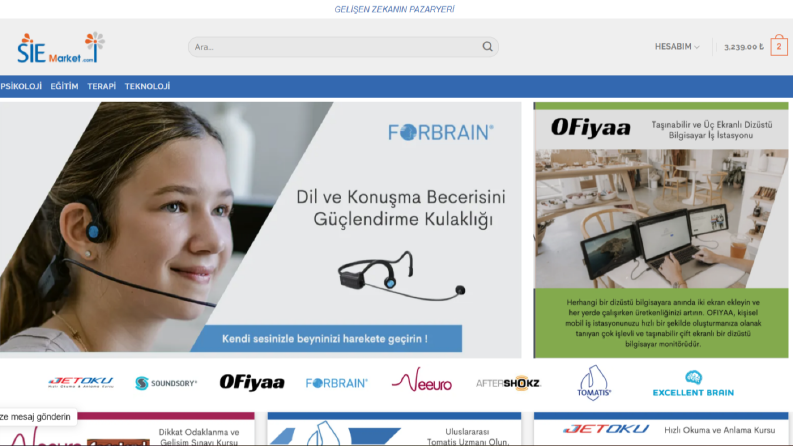 Sie Market - Wordpress E-ticaret Site Tasarımı