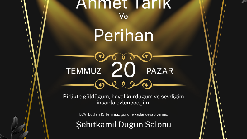 En Güzel Davaetiye Tasarımları