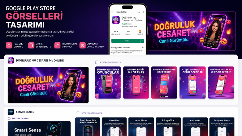 Google Play Store Görselleri Tasarımı