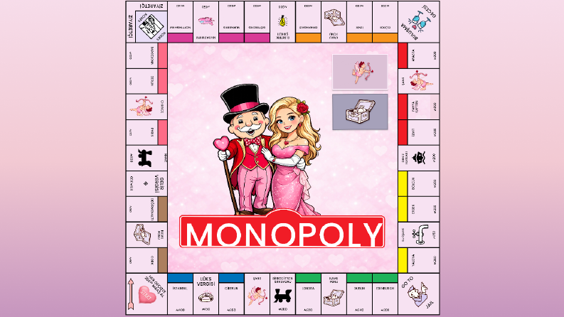 Sevgililer Günü için Monopoly