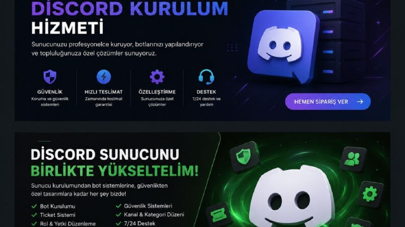 Modern Discord Sunucu Kurulum Tasarımı
