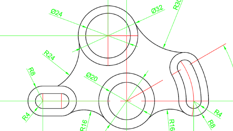 AutoCAD Teknik Çizim Örneklerim 