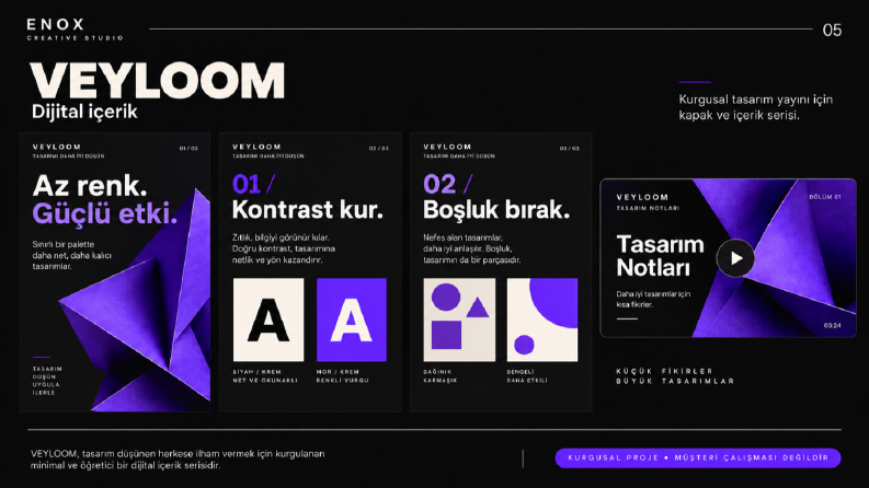VEYLOOM — Eğitici içerik ve video kapağı