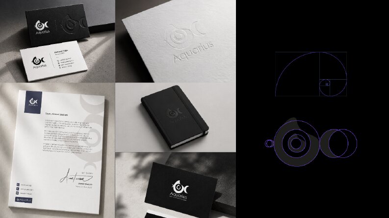 Aquarius | Modern Logo ve Kurumsal Kimlik Tasarımı