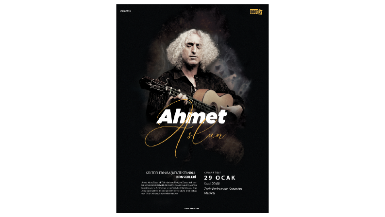 Ahmet Aslan Konseri Poster / Afiş Tasarımı