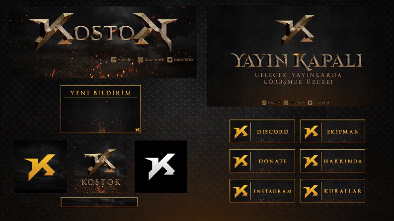 Kostok TV Twitch  Tasarımı