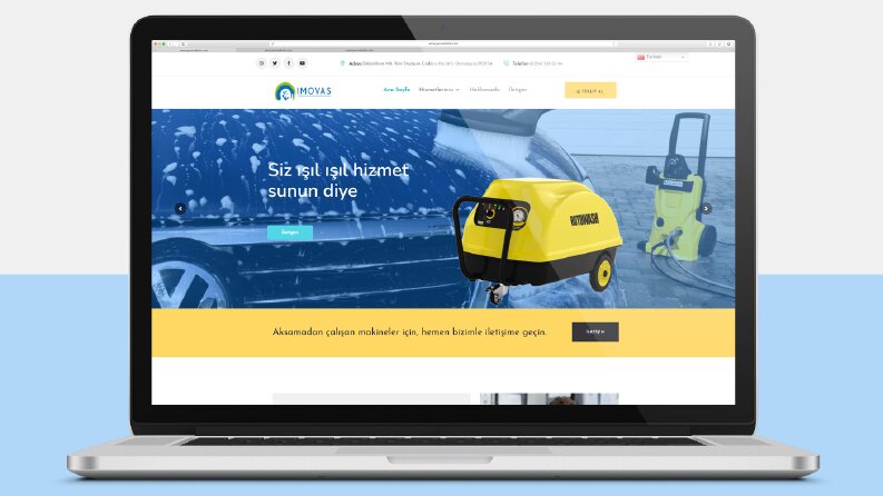 İmovas Kurumsal Web Sitesi Tasarımı