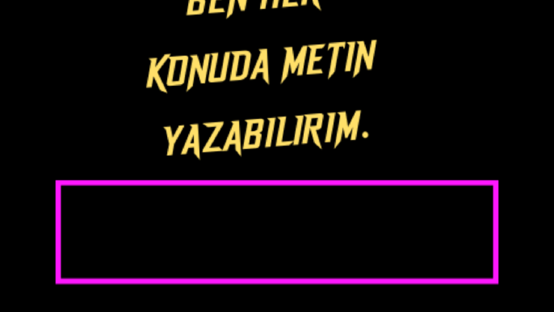 Metin Yazarlığı