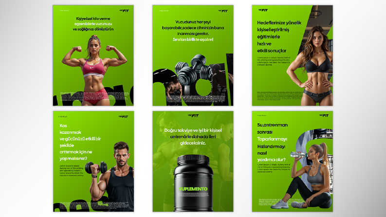 Mac Fit - Sosyal Medya Tasarımı